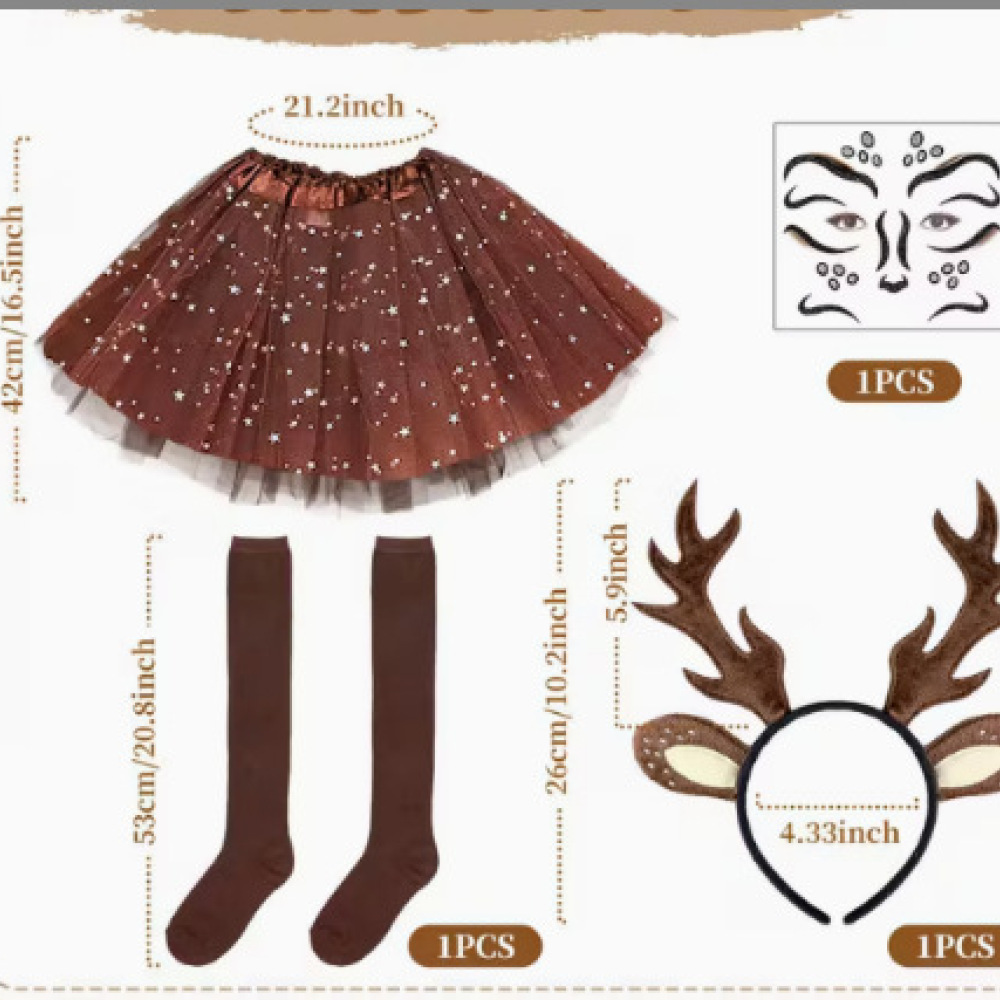 Reindeer Antlers Headband - Dekoratif Noel Geyiği Boynuzu Saç Bandı