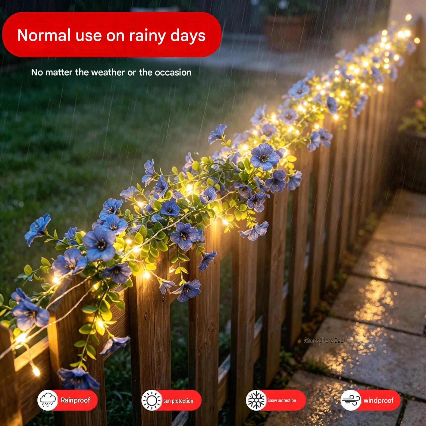 Güneş Enerjili Gül Çiçekli Çub - Led Fairy String Lights incelemesi ve fiyatı