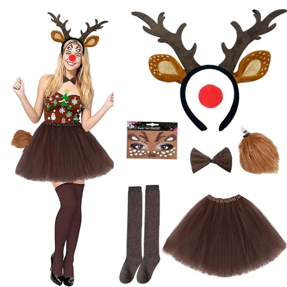 Noel Geyiği Boynuzu Taç Bandı  - Reindeer Antlers Headband incelemesi ve fiyatı