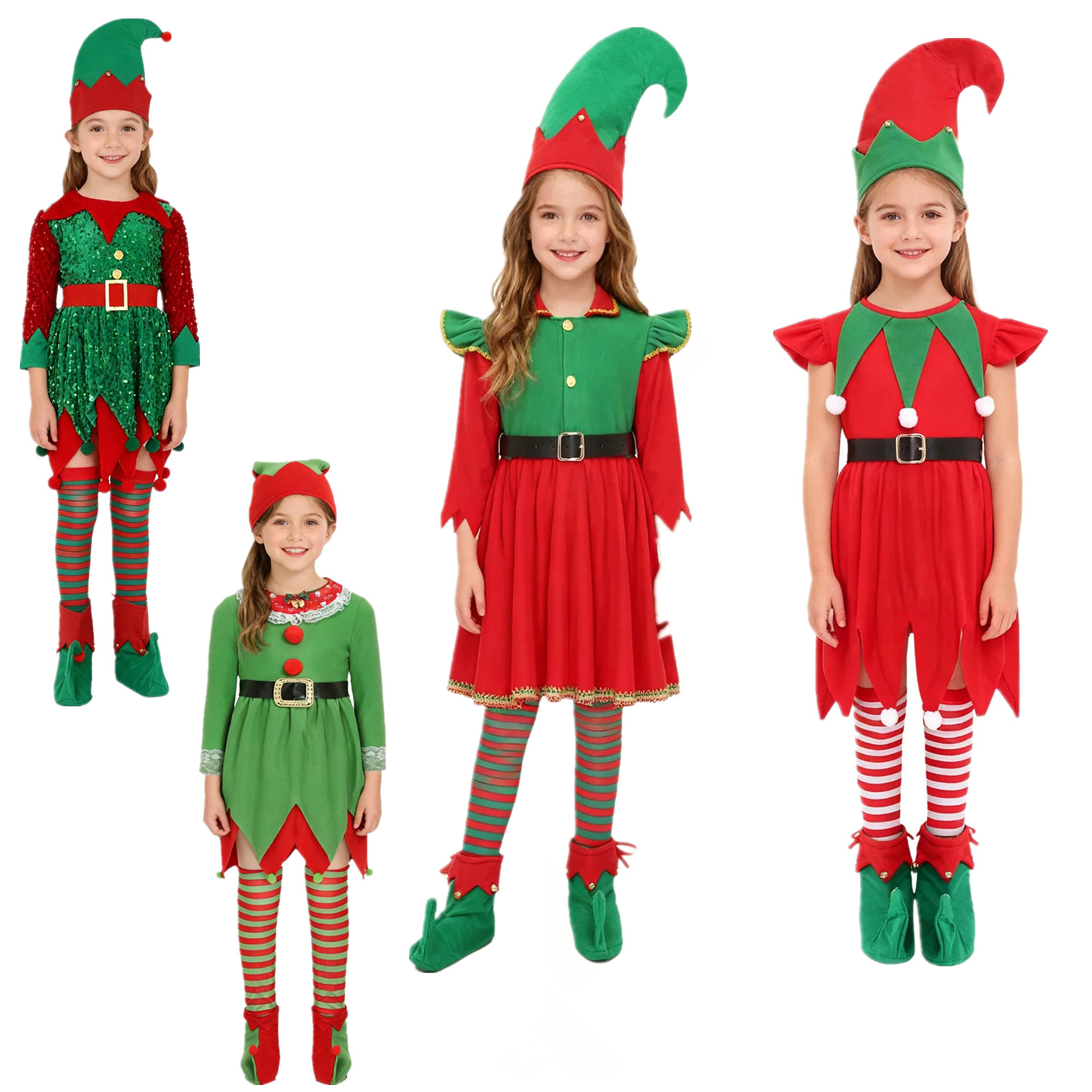 Elf Kız Noel Kostümü Noel Baba - Elf Costume Christmas incelemesi ve fiyatı