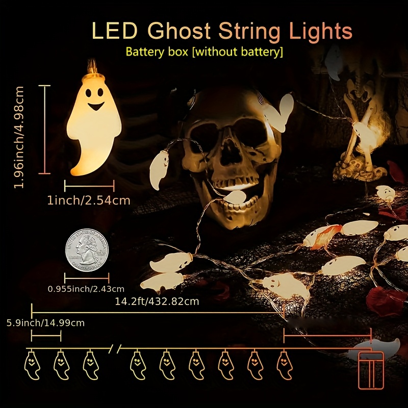 Pilli Cadılar Bayramı Hayalet  - Led Fairy String Lights incelemesi ve fiyatı